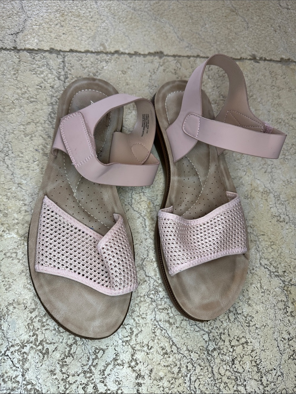 Women’s Pale Pink Breathable Slingback Sandals